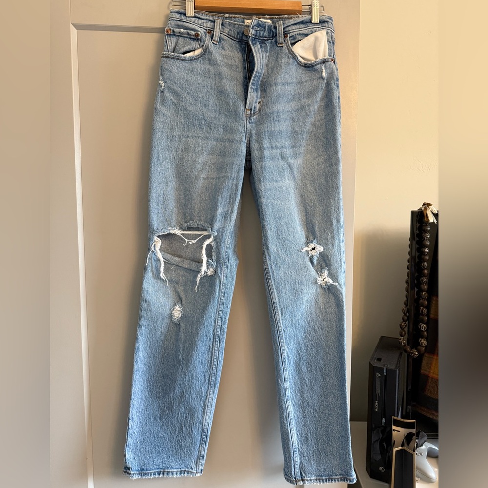 Abercrombie and Fitch 90’s Straight Ultra High Rise Curve Love